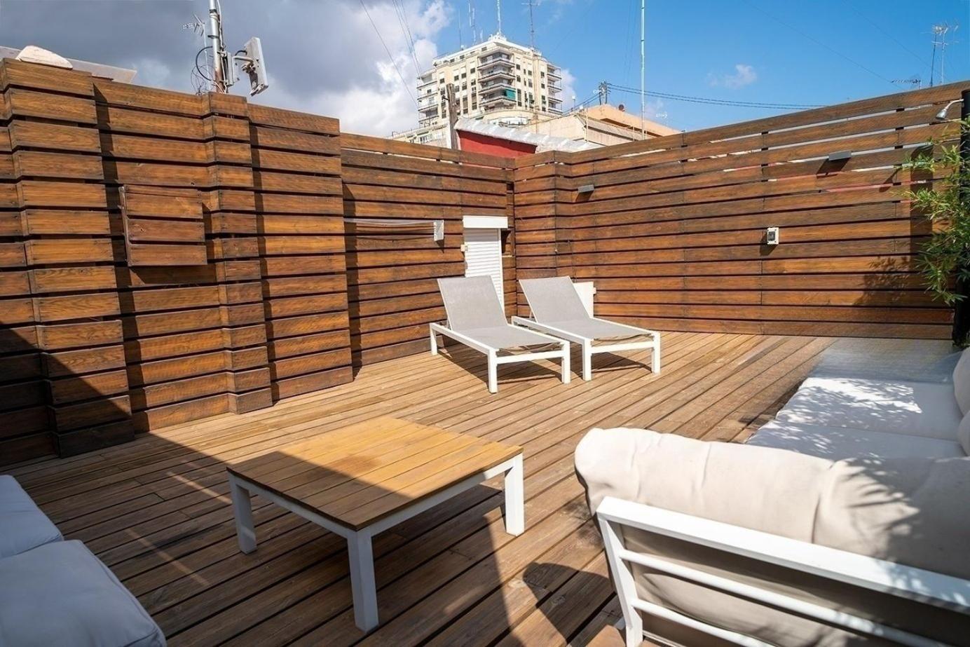 Atico Con Terraza Y Jacuzzi En El Centro Apartment Valencia Cameră foto